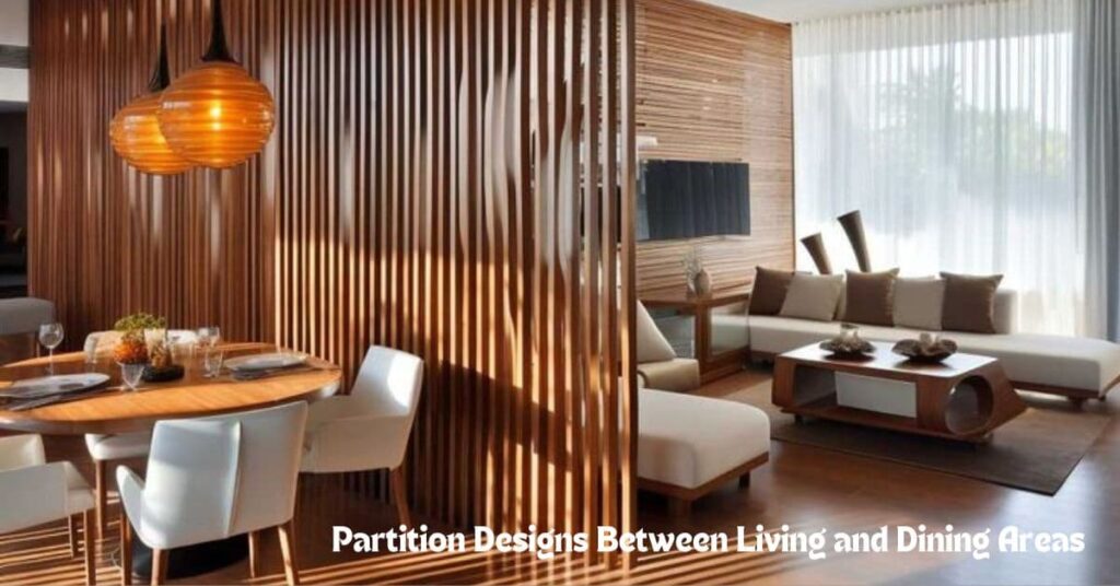 Partition Designs Between Living and Dining Areas