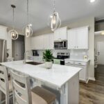 Waterfall Kitchen Island